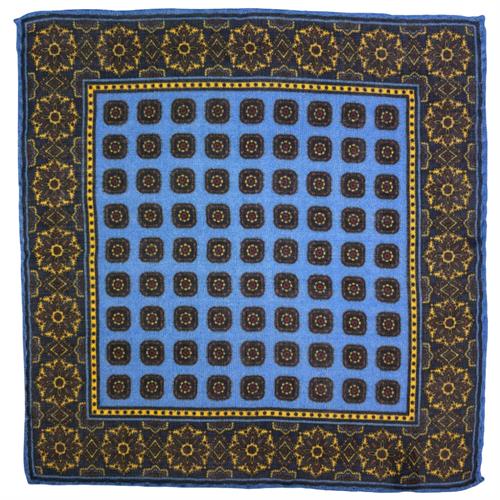 POCHETTE 33X33 100%LANA ORLO A MANO