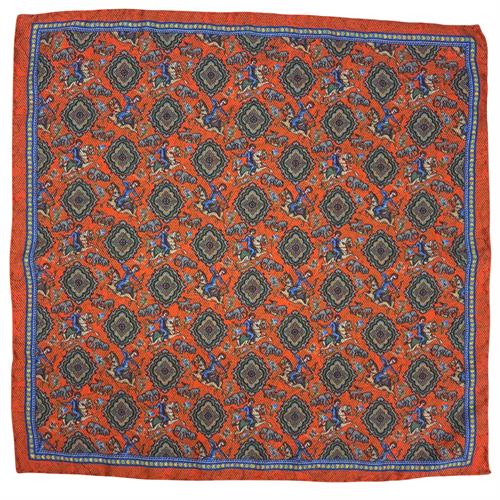 POCHETTE 33X33 100%SETA ORLO A MANO
