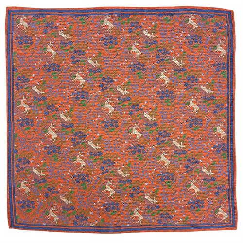 POCHETTE 33X33 100%SETA ORLO A MANO
