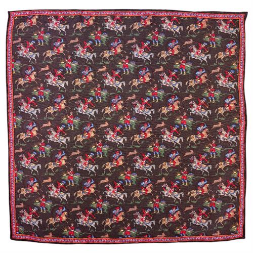 POCHETTE 33X33 100%SETA ORLO A MANO