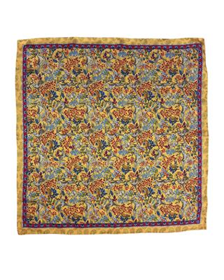 POCHETTE 33X33 100%SETA ORLO A MANO