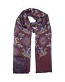 SCIARPA GASTONE DOUBLE FACE 46X185 100%SETA