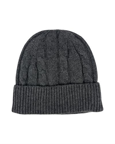 CAPPELLINO TRECCIA 100%CASHMERE
