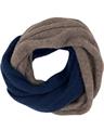 SCALDACOLLO BICOLORE 100%CASHMERE