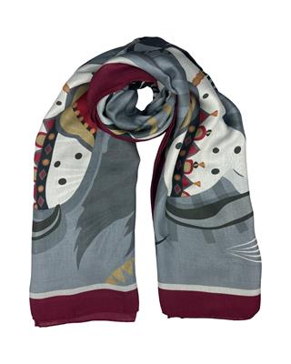 SQUARE-FOULARD 140X140 90%MODAL 10%CASHMERE