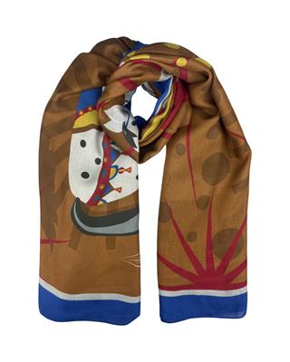 SQUARE-FOULARD 140X140 90%MODAL 10%CASHMERE