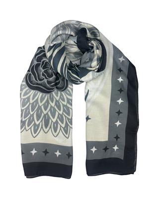 SQUARE-FOULARD 140X140 90%MODAL 10%CASHMERE