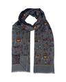 SCIARPA SCOTLAND TUBOLARE DOUBLE FACE 32X180 70%LANA 30%SETA