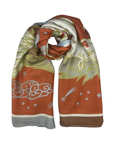 SQUARE-FOULARD 140X140 90%MODAL 10%CASHMERE