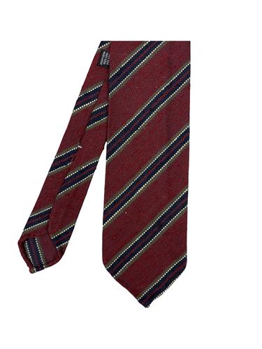 CRAVATTA SFODERATA SHANTUNG 100%SETA JACQUARD