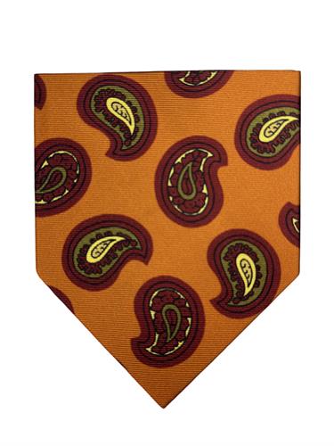 CRAVATTA BISHOP 100% SETA STAMPA