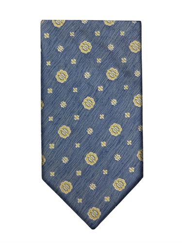 CRAVATTA NIZZA 44%SETA 34%LINO 22%COTONE