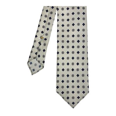 CRAVATTA SFODERATA BISHOP 100%SETA STAMPA