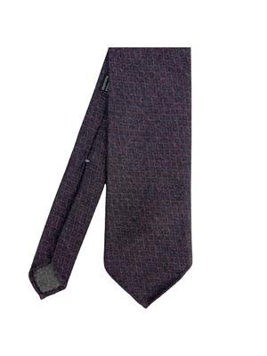 CRAVATTA SFODERATA STAMPA 100%LANA