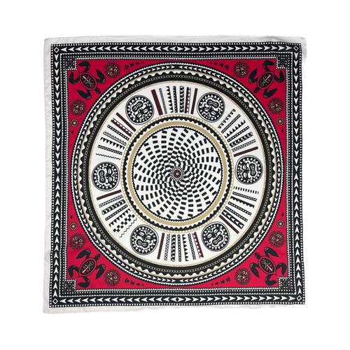 BANDANA 70X70 80%CO 20%SETA