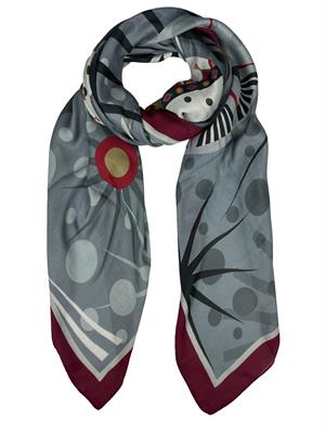 SQUARE-FOULARD 140X140 90%MODAL 10%CASHMERE