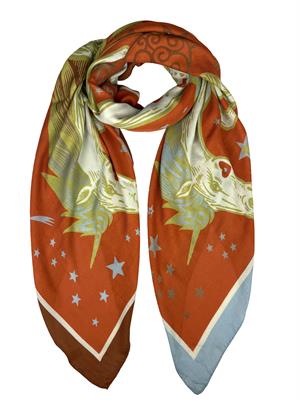 SQUARE-FOULARD 140X140 90%MODAL 10%CASHMERE