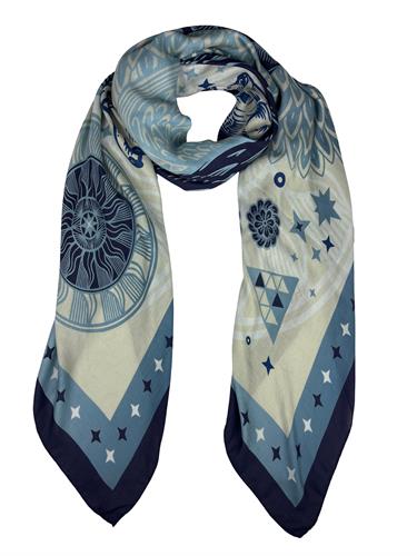 SQUARE-FOULARD 140X140 90%MODAL 10%CASHMERE