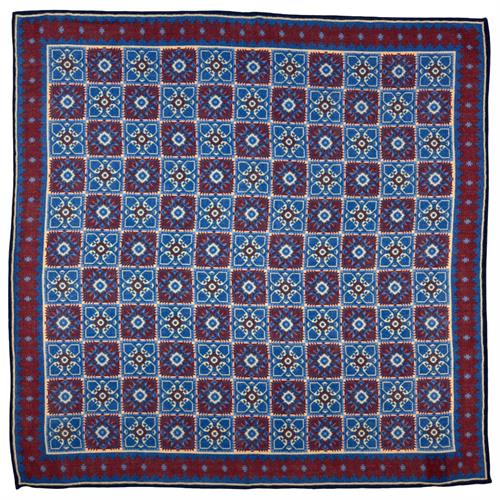 POCHETTE 45X45 100%LANA ORLO A MANO