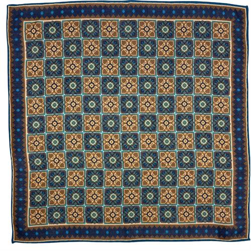 POCHETTE 45X45 100%LANA ORLO A MANO