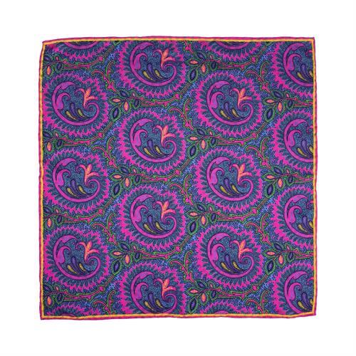 POCHETTE 45X45 100% SETA ORLO A MANO