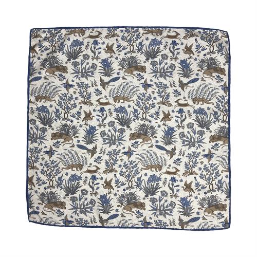 POCHETTE 45X45 100% SETA ORLO A MANO