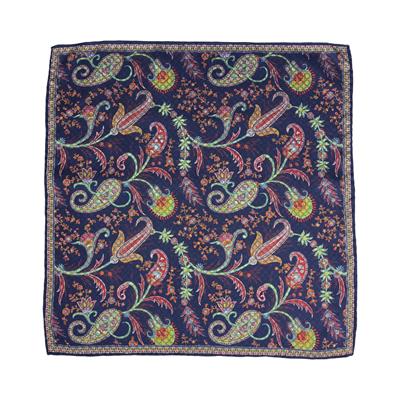 POCHETTE 45X45 100% SETA ORLO A MANO