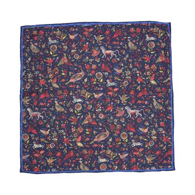 POCHETTE 45X45 100% SETA ORLO A MANO