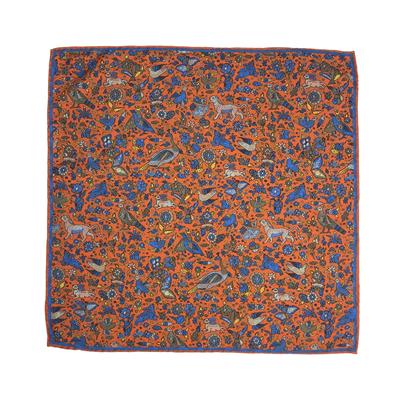 POCHETTE 45X45 100% SETA ORLO A MANO