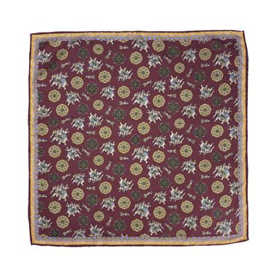 POCHETTE 45X45 100% SETA ORLO A MANO