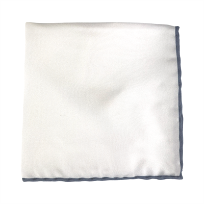 POCHETTE 33X33 100%SETA ORLO A MANO