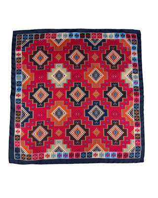 POCHETTE 33X33 100%SETA ORLO A MANO