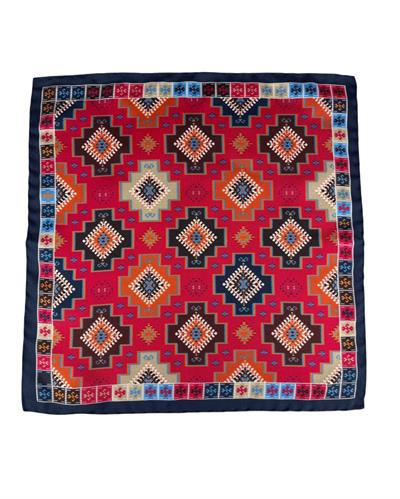 POCHETTE 33X33 100%SETA ORLO A MANO