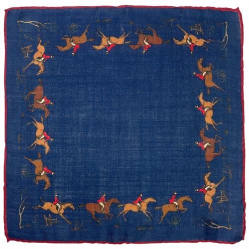 POCHETTE 33X33 100%LANA ORLO A MANO