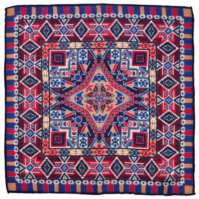 POCHETTE 33X33 100%LANA ORLO A MANO