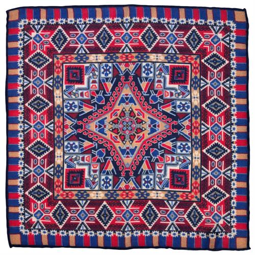 POCHETTE 33X33 100%LANA ORLO A MANO