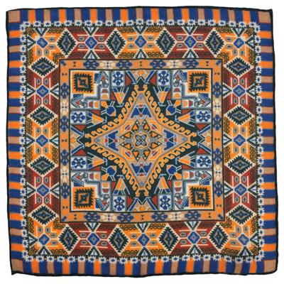 POCHETTE 33X33 100%LANA ORLO A MANO