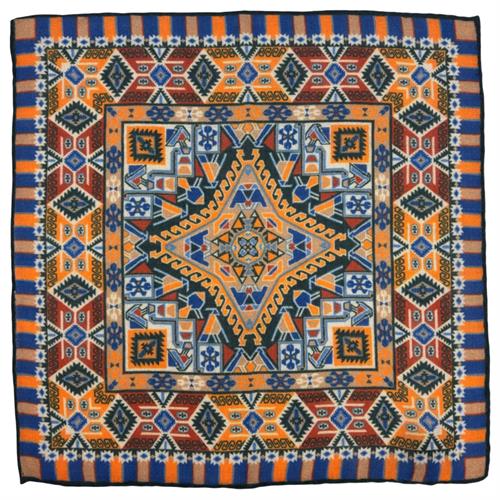 POCHETTE 33X33 100%LANA ORLO A MANO