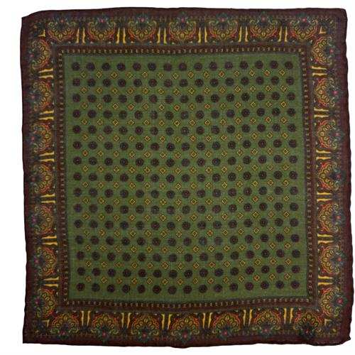 POCHETTE 33X33 100%LANA ORLO A MANO