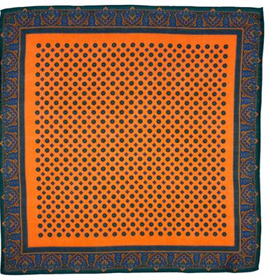 POCHETTE 33X33 100%LANA ORLO A MANO