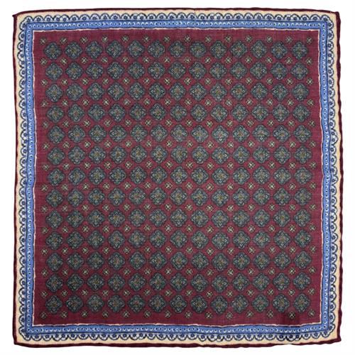 POCHETTE 33X33 100%LANA ORLO A MANO