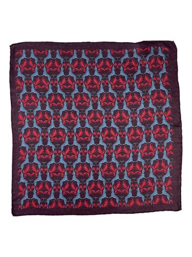 POCHETTE 33X33 90%MODAL 10%CASHMERE ORLO A MANO