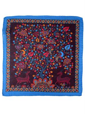 POCHETTE 33X33 90%MODAL 10%CASHMERE ORLO A MANO