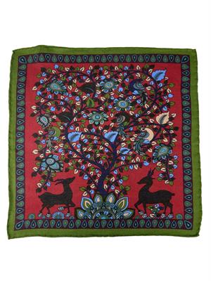 POCHETTE 33X33 90%MODAL 10%CASHMERE ORLO A MANO