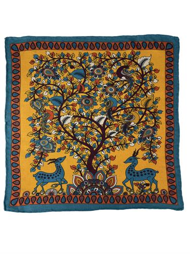 POCHETTE 33X33 90%MODAL 10%CASHMERE ORLO A MANO