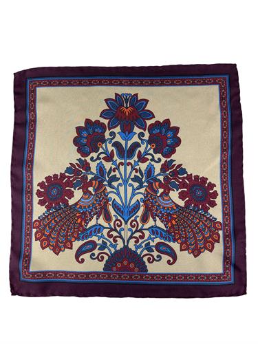 POCHETTE 33X33 100%SETA ORLO A MANO