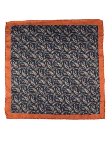 POCHETTE 33X33 100%SETA ORLO A MANO