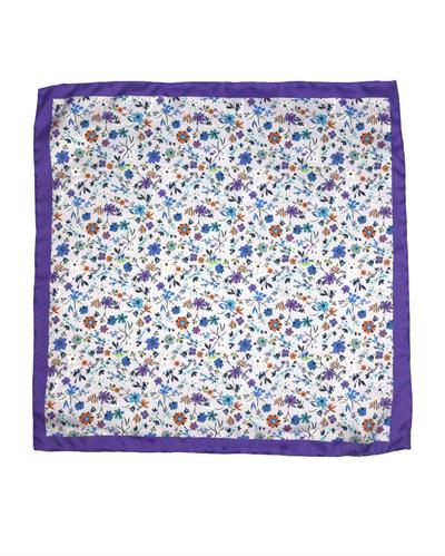 POCHETTE 33X33 100%SETA ORLO A MANO