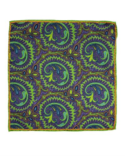 POCHETTE 33X33 100%SETA ORLO A MANO