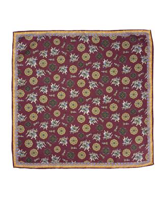 POCHETTE 33X33 100%SETA ORLO A MANO